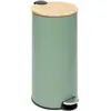 Image de Poubelle en Métal & Bambou Natureo 30L Vert