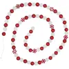 Image de Guirlande de Noël Gourmande 180cm Rouge & Blanc