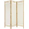 Image de Paravent en Bambou Kael 135x170cm Blanc