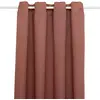 Image de Lot de 2 Rideaux Occultants Kerry 135x240cm Terracotta
