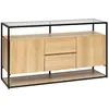 Image de Atmosphera Buffet bahut 2 portes 2 tiroirs - Naturel
