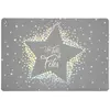 Image de 6 Sets de table de Noël design Etoile - L. 30 x l. 43 cm - Argent
