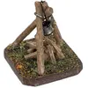 Image de Accessoire Crèche de Noël Coin du Feu 10cm Marron