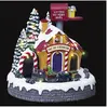 Image de Village de Noël Poste Laponie 21cm Multicolore
