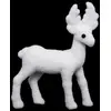 Image de Statuette Déco Renne Debout - 22 cm Blanc