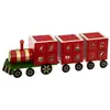 Image de Calendrier de l'Avent Train Soir de Noël 48cm Rouge