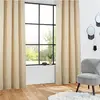 Image de Rideau à  illets Jacquard Geomy 140x260cm Lin