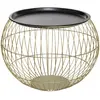 Image de Atmosphera Table d'appoint métal - Or