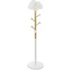 Image de Porte-manteau nuage pour enfant - Hauteur 135,50 cm - Blanc et beige