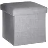 Image de Atmosphera Pouf Tomaz - Gris clair