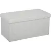 Image de Atmosphera Pouf pliant double Tomaz - Gris clair