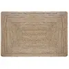 Image de Tapis rectangulaire en jute Scandi - L. 60 x l. 90 cm - Marron