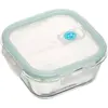 Image de Boîte de Conservation Carrée Clipeat 800ml Bleu