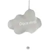 Image de Coussin musical nuage - 30 cm - Gris