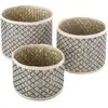 Image de Atmosphera Paniers de rangement ronds - Noir