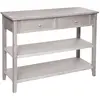 Image de Atmosphera Console bois 2 tiroirs - Beige