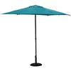 Image de Parasol Soya rond - Bleu Canard