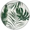 Image de Assiette dessert Ø. 19 cm PALME Vert / Blanc