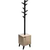 Image de Porte-Manteaux 8 Têtes & 1 Case 168cm Naturel