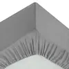Image de Drap Housse Intérieur 160x200cm Gris