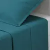Image de Drap Plat Intérieur 240x290cm Bleu Canard