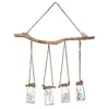 Image de Suspension Murale 4 Fleurs Séchées 53cm Naturel