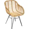 Image de Atmosphera Fauteuil en rotin - Naturel