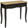 Image de Console Chrysa - 2 tiroirs - Noir et Bois