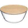 Image de Saladier & Couvercle Bambou 2,5L Transparent