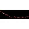 Image de Paris Prix Guirlande Boules Bois Rouge