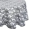 Image de Nappe Antitache Imprimée Palmier 180cm Gris