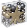 Image de Kit de décoration pour sapin de Noël - 44 Pièces - Thème paillettes