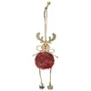 Image de Sujet de Noël Renne Fourrure 18cm Rouge