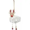Image de Sujet de Noël Renne Étoile 18cm - Blanc