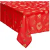 Image de Nappe Imprimée Soir de Noël 140x360cm Rouge