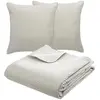 Image de Dessus de Lit & 2 Taies Dolce 240x260cm Ivoire