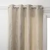 Image de Rideau en maille Wild 8 oeillets 140X260 - Gris Souris