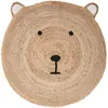 Image de Atmosphera Tapis jute ourson - Ø100 cm - Beige