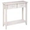Image de Atmosphera Console Hina 2 tiroirs - Beige