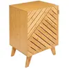 Image de Étagère 1 Porte Bambou Bathnm 70cm Naturel