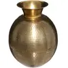 Image de Atmosphera Vase Oasis métal martelé - Doré