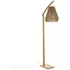Image de Lampadaire en arc Palm - Hauteur 158 cm - Beige