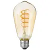 Image de Ampoule LED torsadée E27 ambre