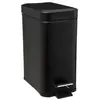 Image de Poubelle Salle de Bain Rectangle 5L - Noir