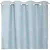 Image de Rideau occultant phosphorescent enfant Dinosaure - 140 x 250 cm - Bleu