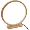 Image de Lampe à poser LED en bambou Stela - H. 32 cm - Marron