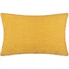 Image de Coussin rectangulaire en coton à motif Otto - 30 x 50 - Ocre