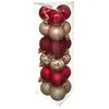 Image de Lot de 18 Boules de Noël Colorama 3cm Rouge & Or