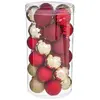 Image de Kit Décoration pour sapin de Noël - 30 Pièces - Rouge et or