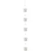 Image de Guirlande de Noël ourson Blanc manteau - L. 150 cm - Blanc